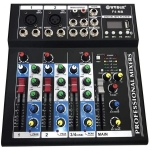 Επαγγελματικός Μίκτης Ήχου 4 Καναλιών Με Bluetooth Και USB WVNGR F4-MB - Image 3