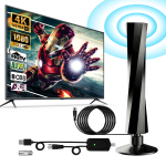 Εσωτερική Κεραία Τηλεόρασης Ψηφιακή Με Ενισχυτή Σήματος 4K/1080P AH-004 - Image 3