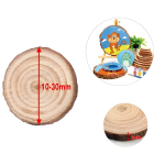 Φέτες Ξύλου για Χειροτεχνίες Wood Chips Σετ 6 Τεμαχίων Alsuomi AL5646 - Image 5