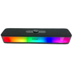 Φορητό Ηχείο Bluetooth 10W Με LED Φωτισμό FM/USB/TF/AUX Andowl Q-YX1866 Μαύρο - Image 3