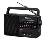 Φορητό Ραδιόφωνο FM/AM/SW Με Μπαταρία Και Υποδοχή Ακουστικών Cmik MK-518