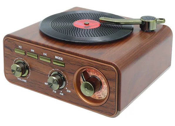 Φορητό Ρετρό Ραδιόφωνο Και Ηχείο Bluetooth Με Usb/Tf/Am/Fm/Sw Ξύλινο Cmik Mk-626Bt