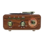 Φορητό Ρετρό Ραδιόφωνο Και Ηχείο Bluetooth Με USB/TF/AM/FM/SW Ξύλινο CMIK MK-626BT - Image 2