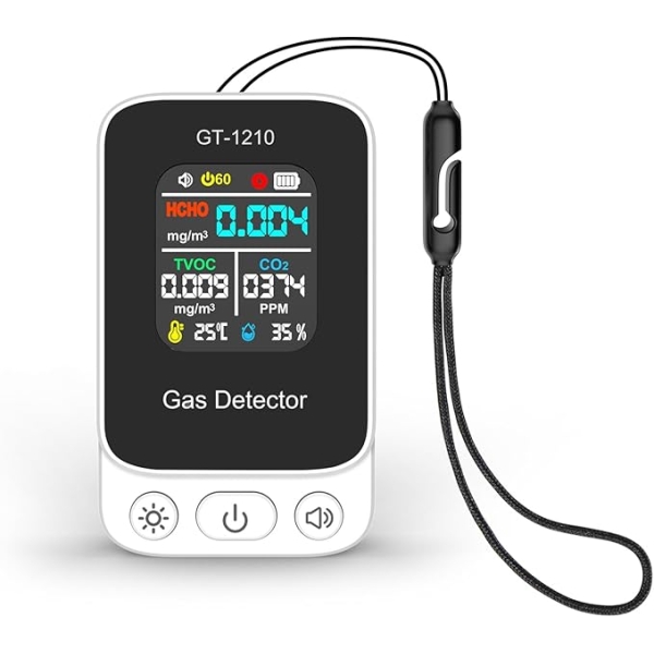 Φορητός Μετρητής Αέρα 5 Σε 1 CO2, Θερμοκρασία, Υγρασία GT-1210