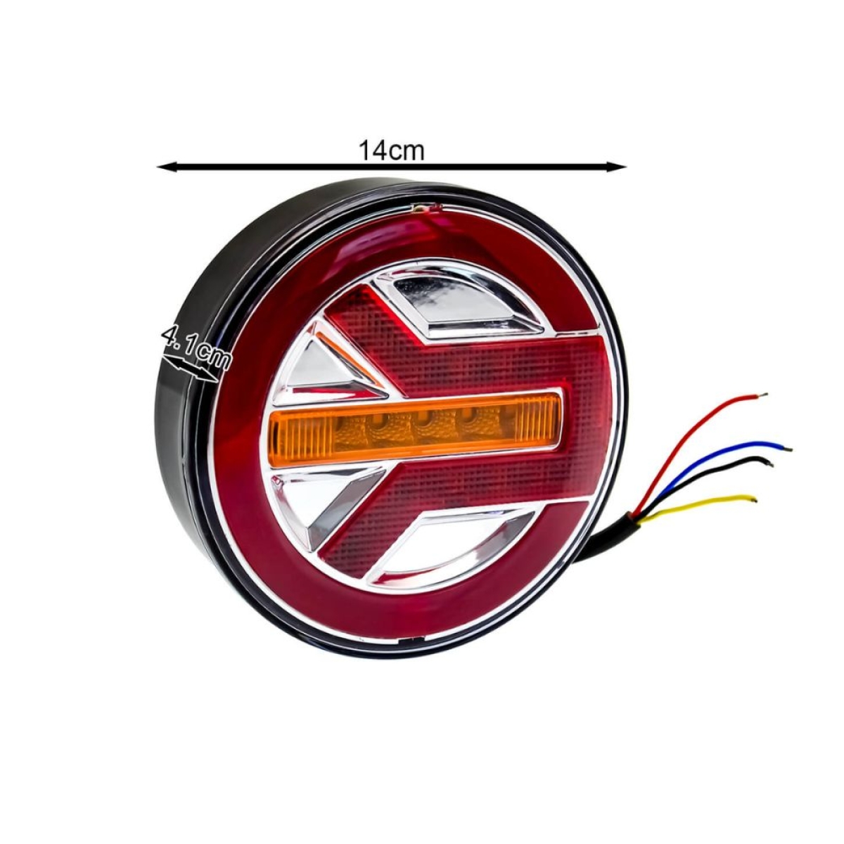 Φως Φορτηγού LED Αδιάβροχο 12-24V Φ140x38mm W17413-0