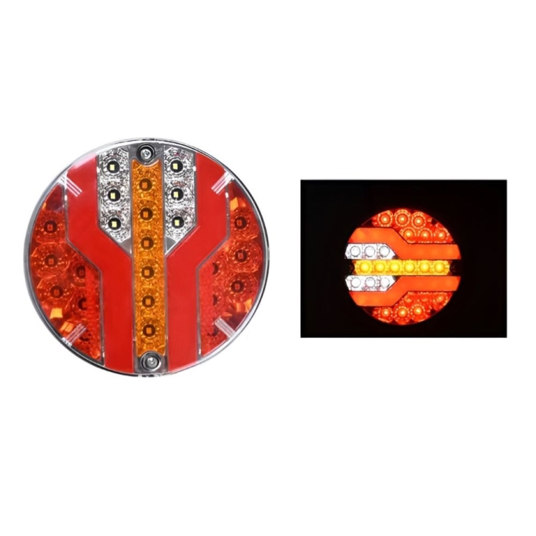 Φως Φορτηγού LED Αδιάβροχο 12-24V Φ140x38mm W17569-4