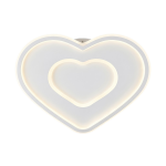 Φωτιστικό Οροφής Πλαφονιέρα LED Σε Σχήμα Καρδιάς 54W Universo C19-3C