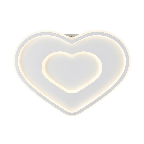 Φωτιστικό Οροφής Πλαφονιέρα LED Σε Σχήμα Καρδιάς 54W Universo C19-3C