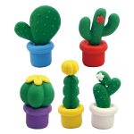 Γόμες Παιδικές Κάκτος Σετ 5 Τεμαχίων Alsuomi AL4037