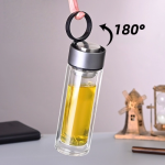 Γυάλινο Μπουκάλι 300ml Με Φίλτρο Και Καπάκι Με Λαβή 28866 - Image 3