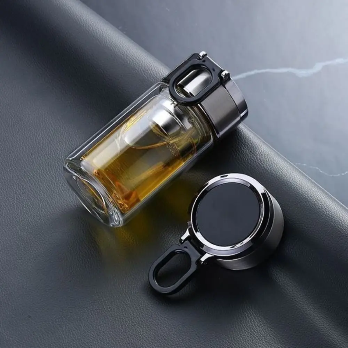 Γυάλινο Μπουκάλι 350ml Με Φίλτρο Και Κλείδωμα 28864 - Image 3