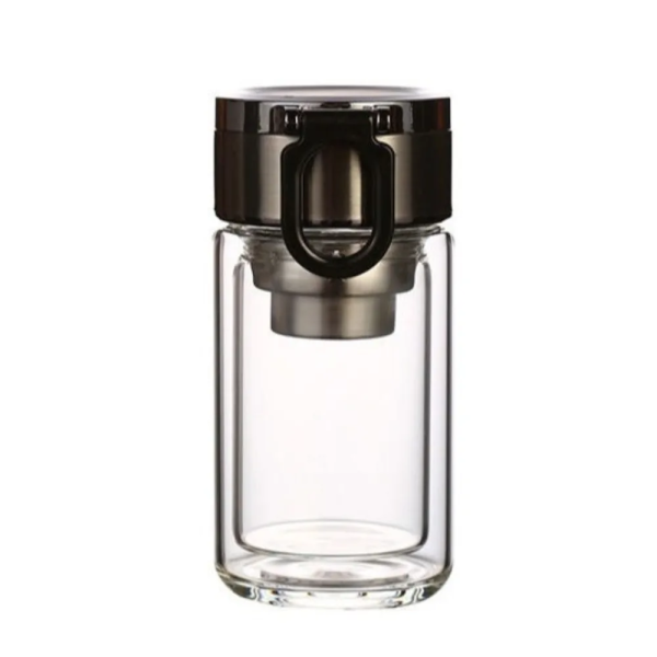 Γυάλινο Μπουκάλι 350ml Με Φίλτρο Και Κλείδωμα 28864