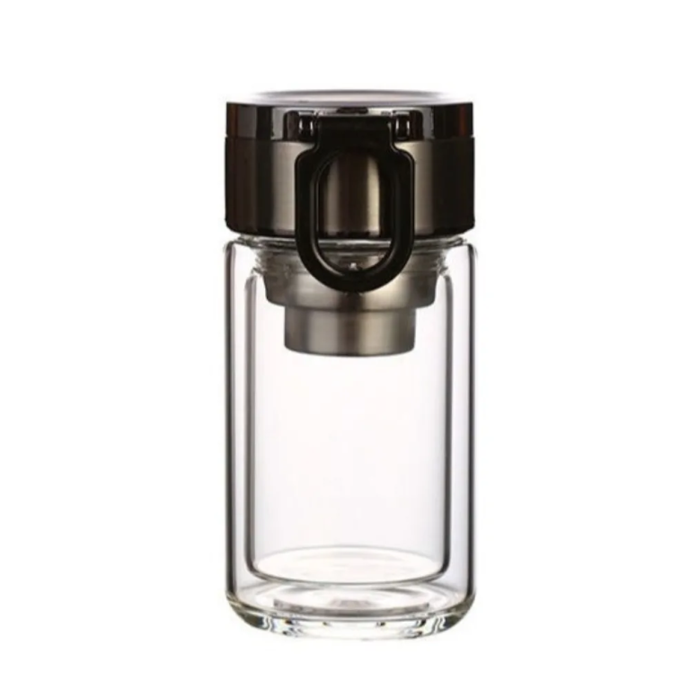 Γυάλινο Μπουκάλι 350ml Με Φίλτρο Και Κλείδωμα 28864