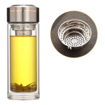 Γυάλινο Μπουκάλι 400ml Με Φίλτρο & Μεταλλικό Καπάκι 28865 - Image 3