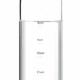 Γυάλινο Μπουκάλι Νερού 1000ml SDS-28878