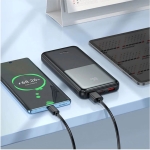 Hoco J136 Power Bank 10000mAh με 22.5W Fast Charging, USB-C PD 20W & LED Οθόνη