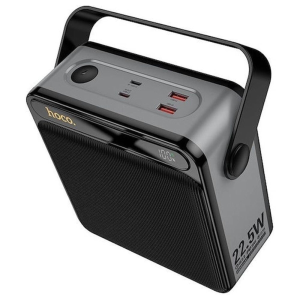 Hoco J161 Power Bank 80000mAh 22.5W με 2 Θύρες USB-A και Θύρα USB-C Power Delivery Μαύρο
