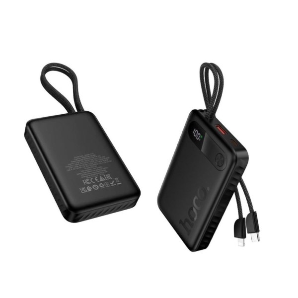 Hoco J171 Edge Power Bank 10000mAh με USB-C & Lightning – 22.5W Fast Charging