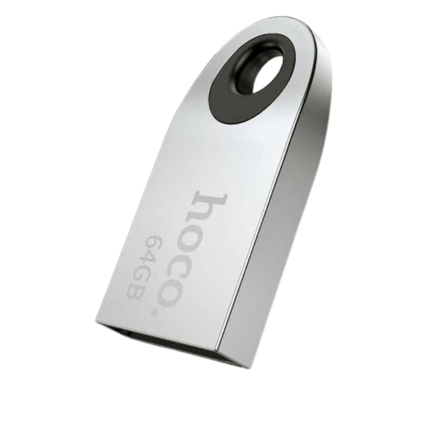 Hoco UD9 Insightful 64GB USB 2.0 Stick Ασημί