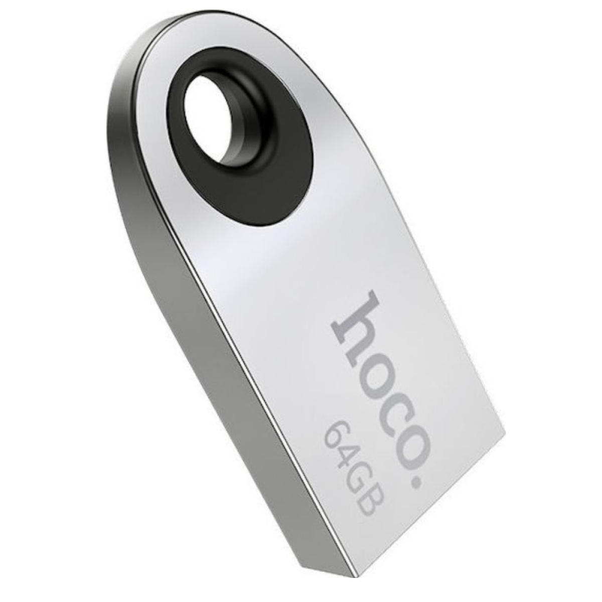 Hoco UD9 Insightful 64GB USB 2.0 Stick Ασημί