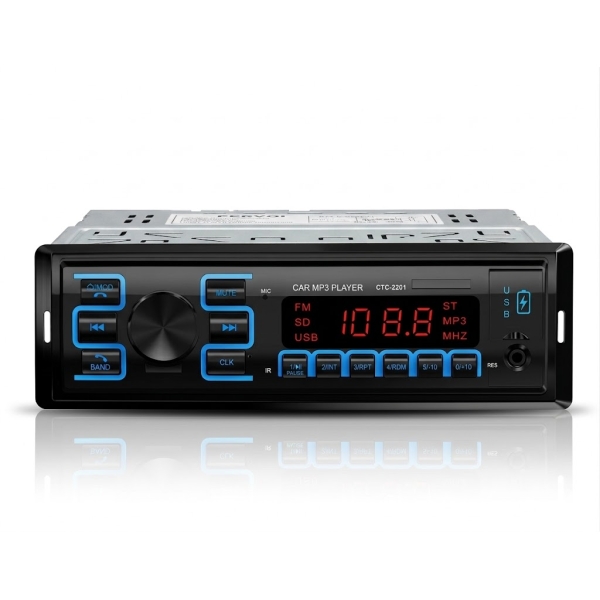 Ηχοσύστημα Αυτοκινήτου 1DIN (Bluetooth/USB/AUX) Pervoi CTC-2201