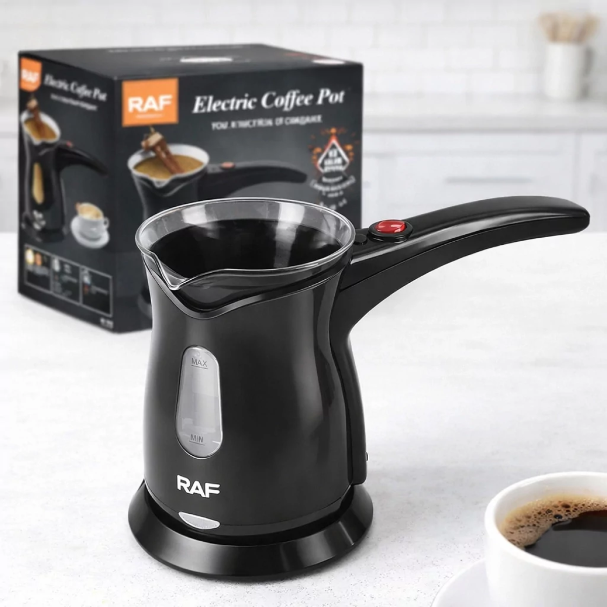 Ηλεκτρικό Μπρίκι Για Ελληνικό Καφέ 500ml 500W RAF R.7206 - Image 3