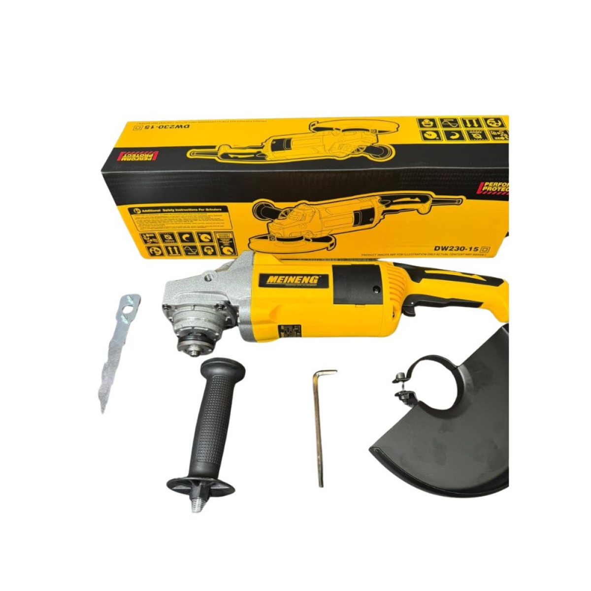 Ηλεκτρικός Γωνιακός Τροχός 2600W 230mm (7”-9”) MEINENG 230-15