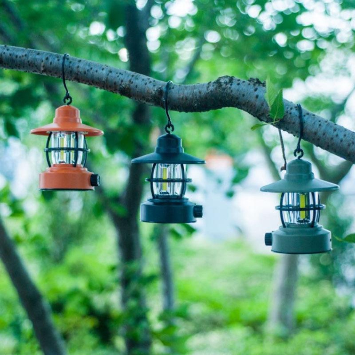 Ηλιακό Φορητό Φωτιστικό Camping LED 5W Επαναφορτιζόμενο Με Γάντζο 14cm Kmt Style 2904300 - Image 2