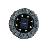 Ηλιακό Φωτιστικό Κήπου LED Με Όψη Πέτρας Kmt Style 295971 - Image 4