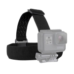 Ιμάντας Στήριξης Κεφαλιού Για Action Camera Ρυθμιζόμενος Puluz PU24 Μαύρος