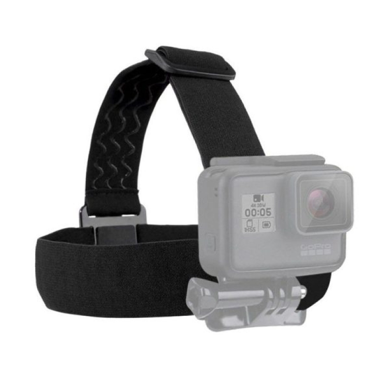 Ιμάντας Στήριξης Κεφαλιού Για Action Camera Ρυθμιζόμενος Puluz PU24 Μαύρος