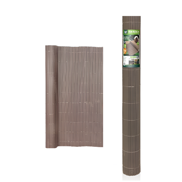Καλαμωτή PVC Κήπου 150x300cm Καφέ 10mm 2902511
