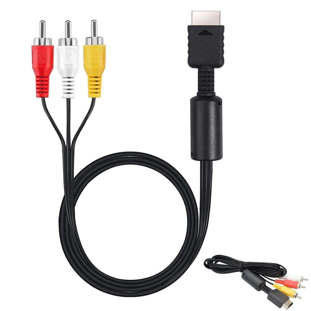 Καλώδιο RCA AV 1.8m Για Sony PS1/PS2/PS3 Με 3 RCA Βύσματα - Image 3