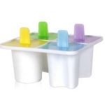 Καλούπι Παγωτού 4 Θέσεων Με Λαβές Πολύχρωμο 2903764
