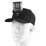 Καπέλο Baseball Με Βάση Στήριξης Action Camera Και J-Hook Για GoPro DJI Puluz PU195 - Image 4