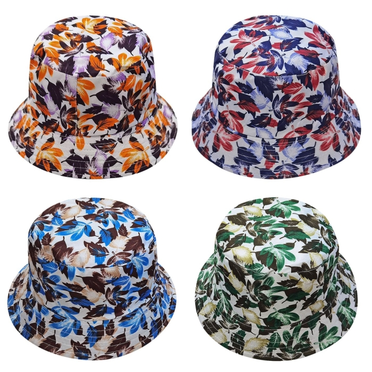 Καπέλο Παραλίας Ενηλίκων Με Σχέδιο Φύλλα SummerTiempo 622936