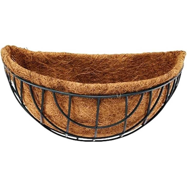 Κρεμαστό Κασπώ Φυτών από Κοκοφοίνικα 25.5x13cm Kmt Style 2904225