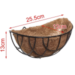 Κρεμαστό Κασπώ Φυτών από Κοκοφοίνικα 25.5x13cm Kmt Style 2904225 - Image 2
