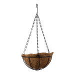 Κρεμαστό Κασπώ Φυτών από Κοκοφοίνικα Με Αλυσίδα 25.5x12.5cm Kmt Style 2904214