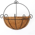 Κρεμαστό Κασπώ Φυτών από Κοκοφοίνικα Με Αλυσίδα 28x18x25cm Kmt Style 2904223