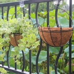 Κρεμαστό Κασπώ Φυτών από Κοκοφοίνικα 33x20x30cm Kmt Style 2904224 - Image 2