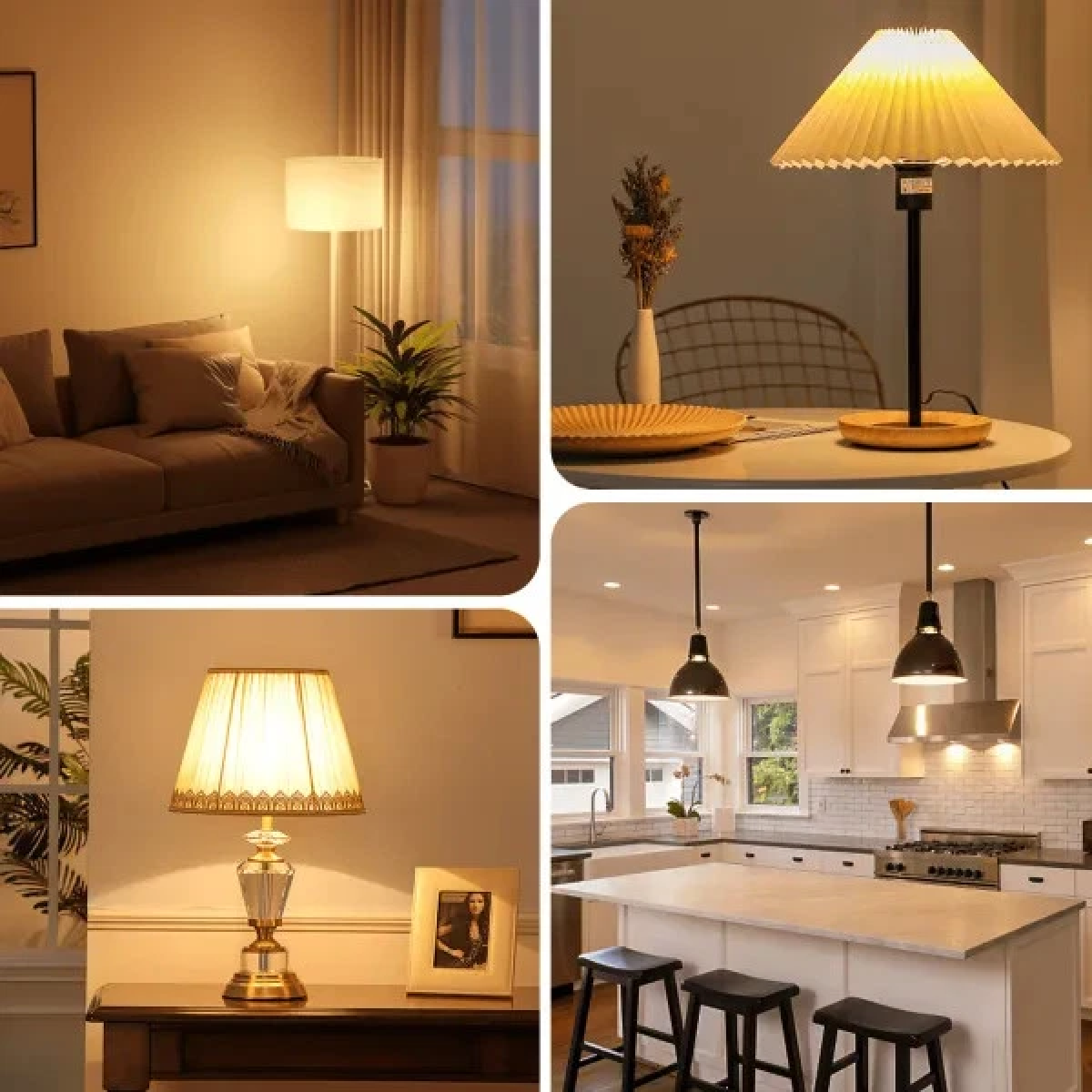 Λάμπα LED G45 E14 11W 3000K Θερμό Φως 1060lm Σετ 2τμχ Aigostar - Image 3