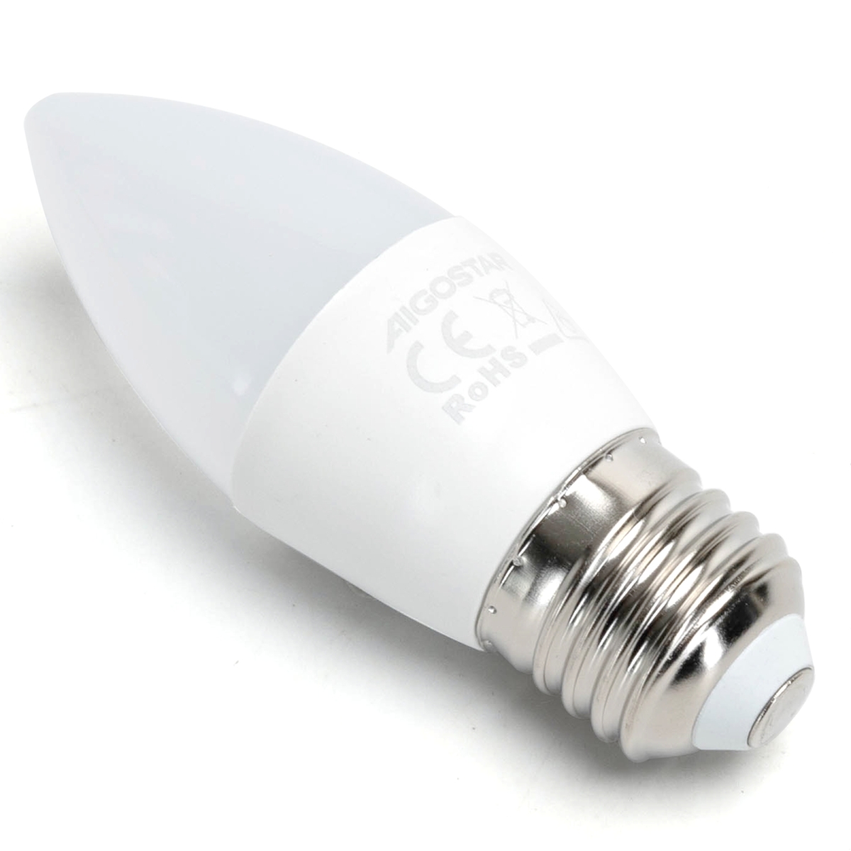 Λάμπα LED C37 E27 4.9W 6500K Ψυχρό Φως Dimmable Aigostar - Image 2