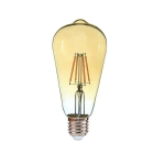 Λάμπα LED Filament E27 8W 2600K ST64-OC Universo