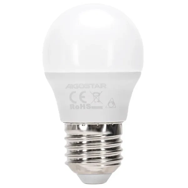Λάμπα LED G45 E27 4.9W 2700K Θερμό Φως Dimmable Aigostar