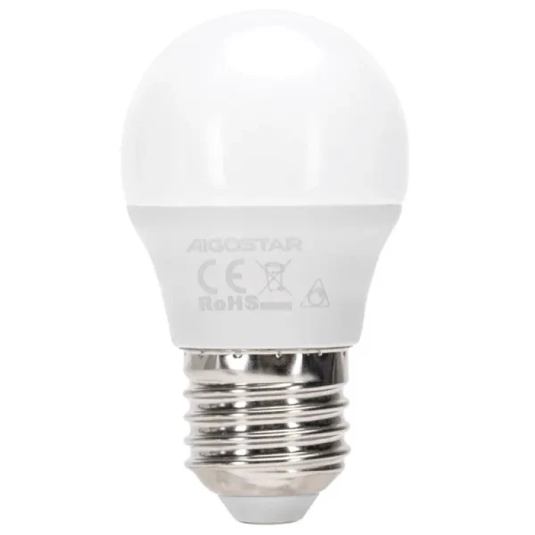 Λάμπα LED G45 E27 4.9W 2700K Θερμό Φως Dimmable Aigostar