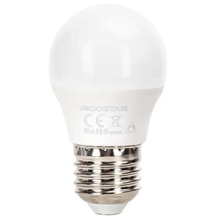 Λάμπα LED G45 E27 4.9W 6500K Ψυχρό Φως Dimmable Aigostar