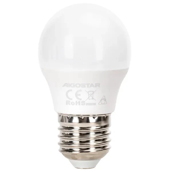 Λάμπα LED G45 E27 7W 2700K Θερμό Φως Dimmable Aigostar