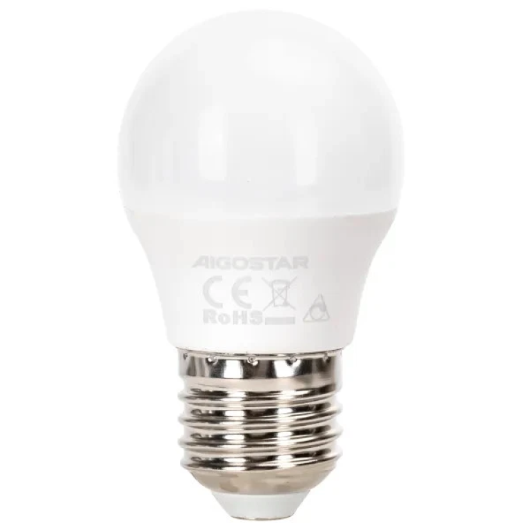 Λάμπα LED G45 E27 7W 2700K Θερμό Φως Dimmable Aigostar