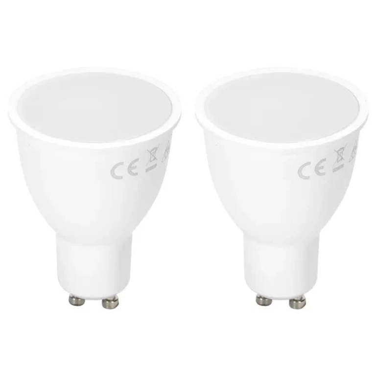 Λάμπα LED GU10 12W 6500K Ψυχρό Φως 915lm Σετ 2τμχ Aigostar